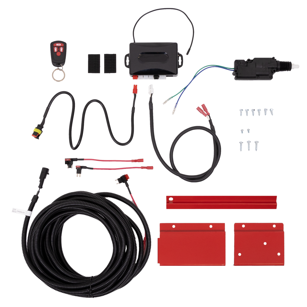 Weather Guard Remote Keyless Entry Kit with Fuse Wire Harness Saddle Box