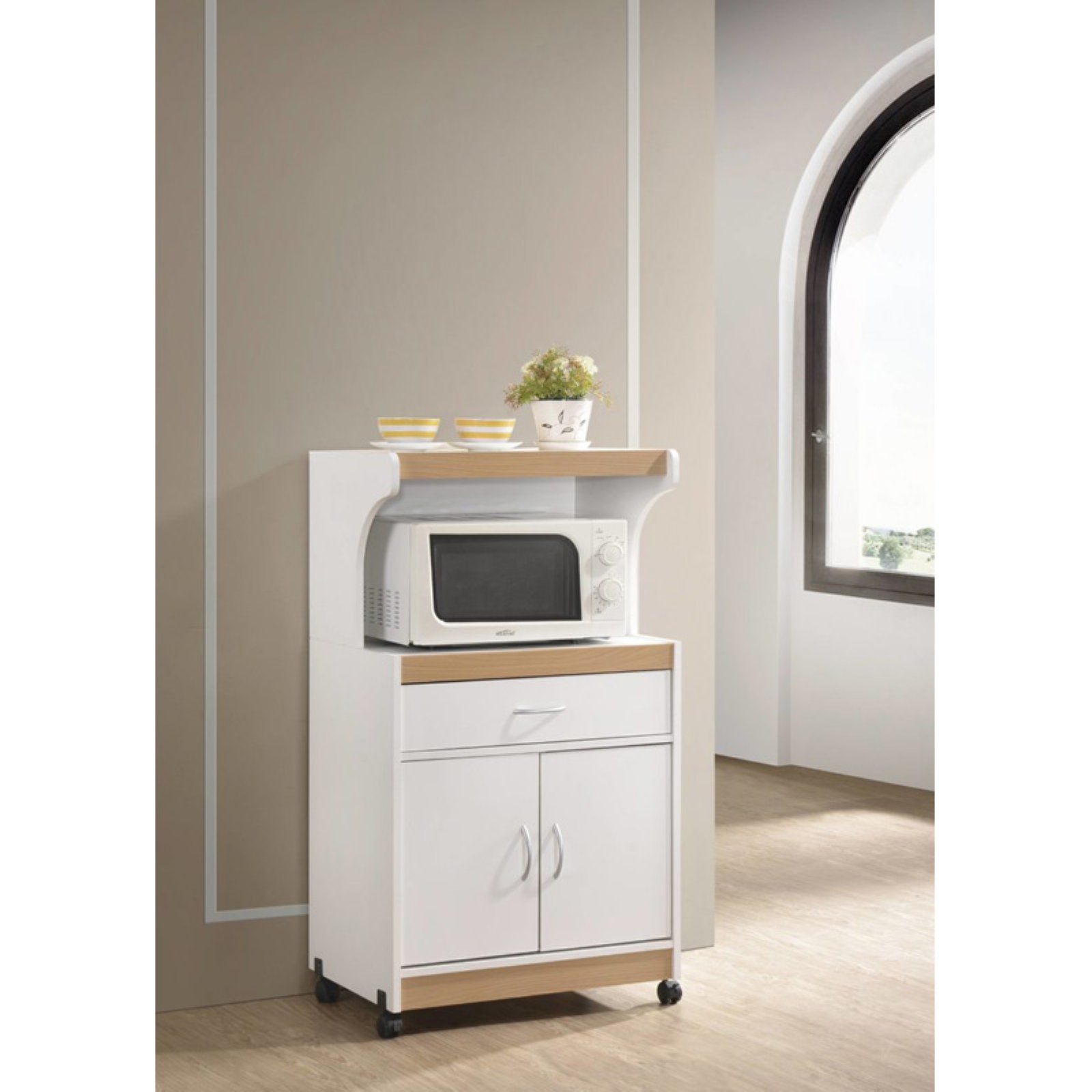 Hodedah HIK72 Microwave Cart