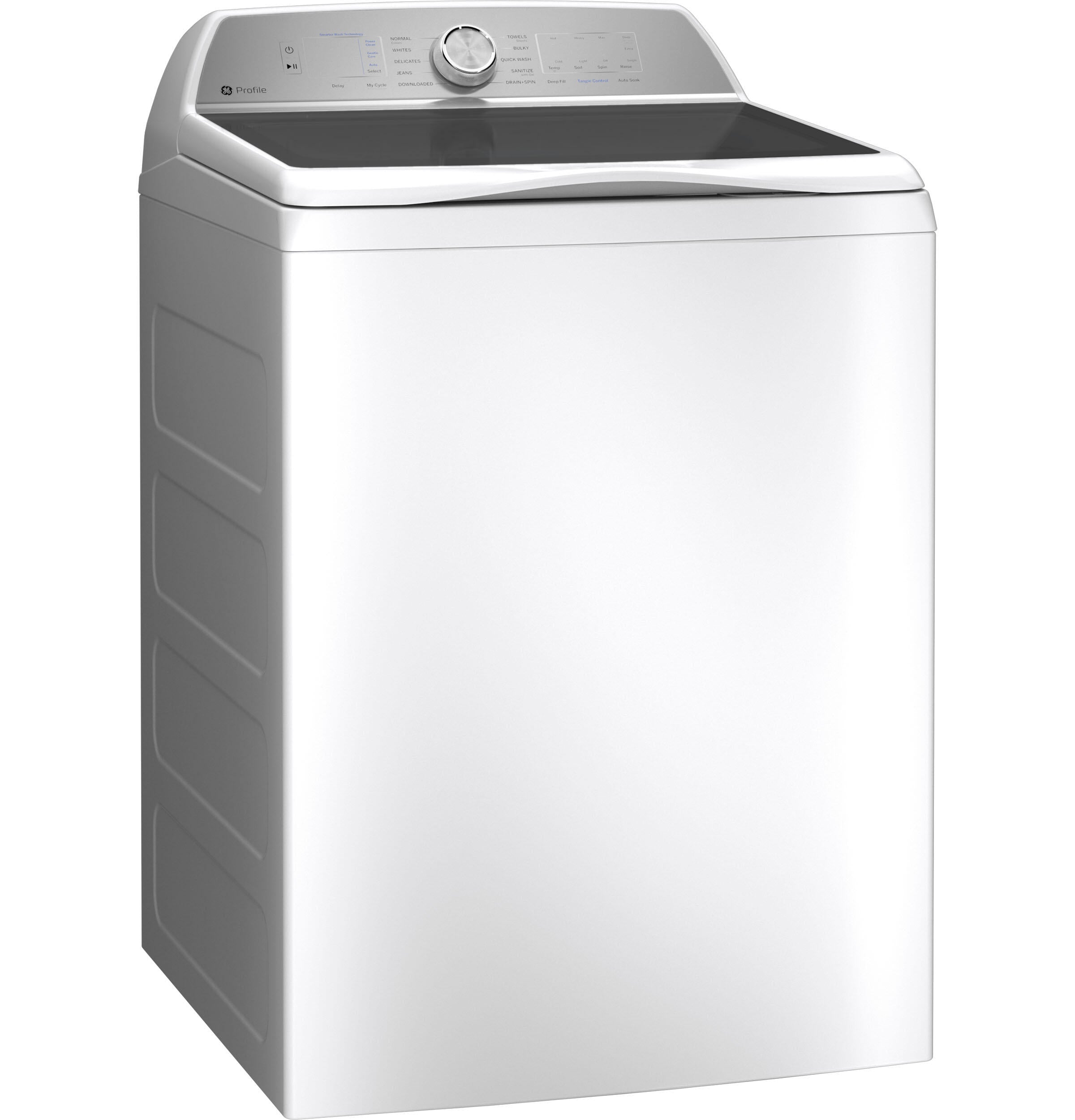 Ge Appliances PTW600BSRWS Ge Profile™ 5.0 Cu. Ft. Capacity Washer With Smarter Wash Technology And Flexdispense™