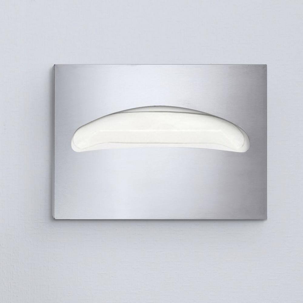 Alpine Industries Stainless Steel Half-Fold Toilet Seat Cover Dispenser and Sanitary Napkin Receptacle Combo 483-PK2