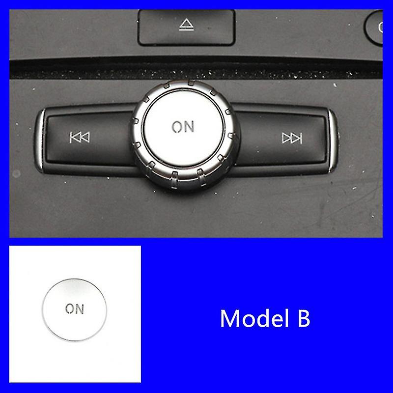 Car Console Volume Multimedia Switch Button Cover Trim For W204 C180 E260 Ml350 Glk200 Interior Acc