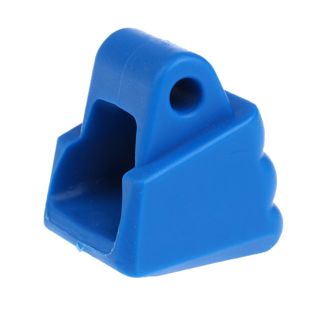 PP Wheel Rolts Toe Stops Skates Skating Shoes Outdoor Accessories - Blue， 4.5 x 3.5cm