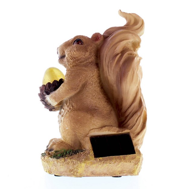 Squirrel Solar Statue Brown Zingz amp Thingz