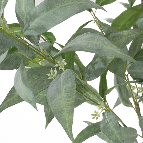 TOBILI Artificial Eucalyptus Leaves Bonsal