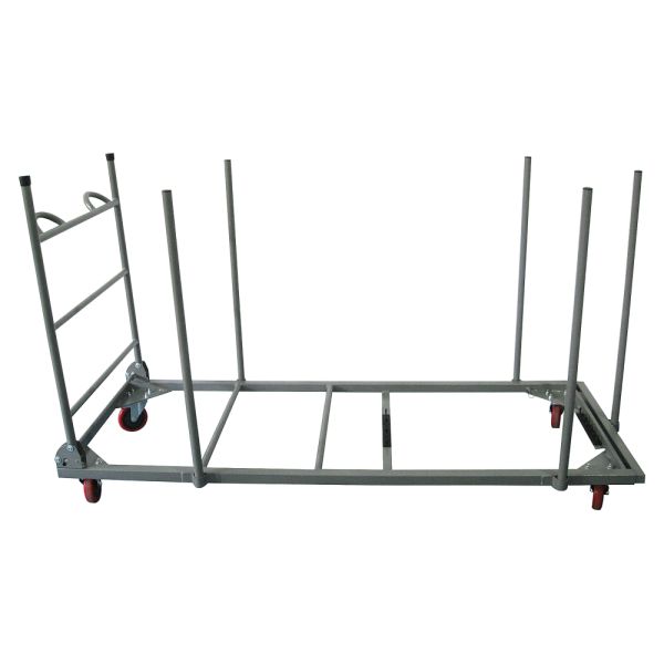 Lorell Blow Mold Rectangular Table Trolley Cart