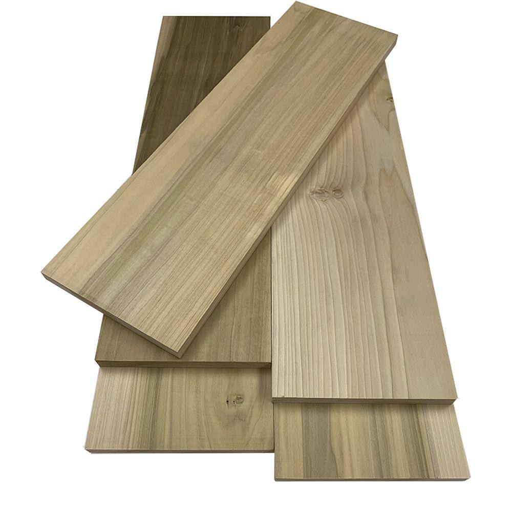 Swaner Hardwood Poplar Board Common: 1 in. x 8 in. x RL Actual: 0.75 in. x 7.25 in. x RL 467629