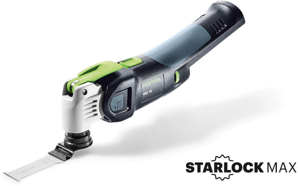 Vecturo OSC 18 StarlockMax Cordless Oscillating Multi-Tool BASIC SET with Systainer3， Tool Only 576588 ;