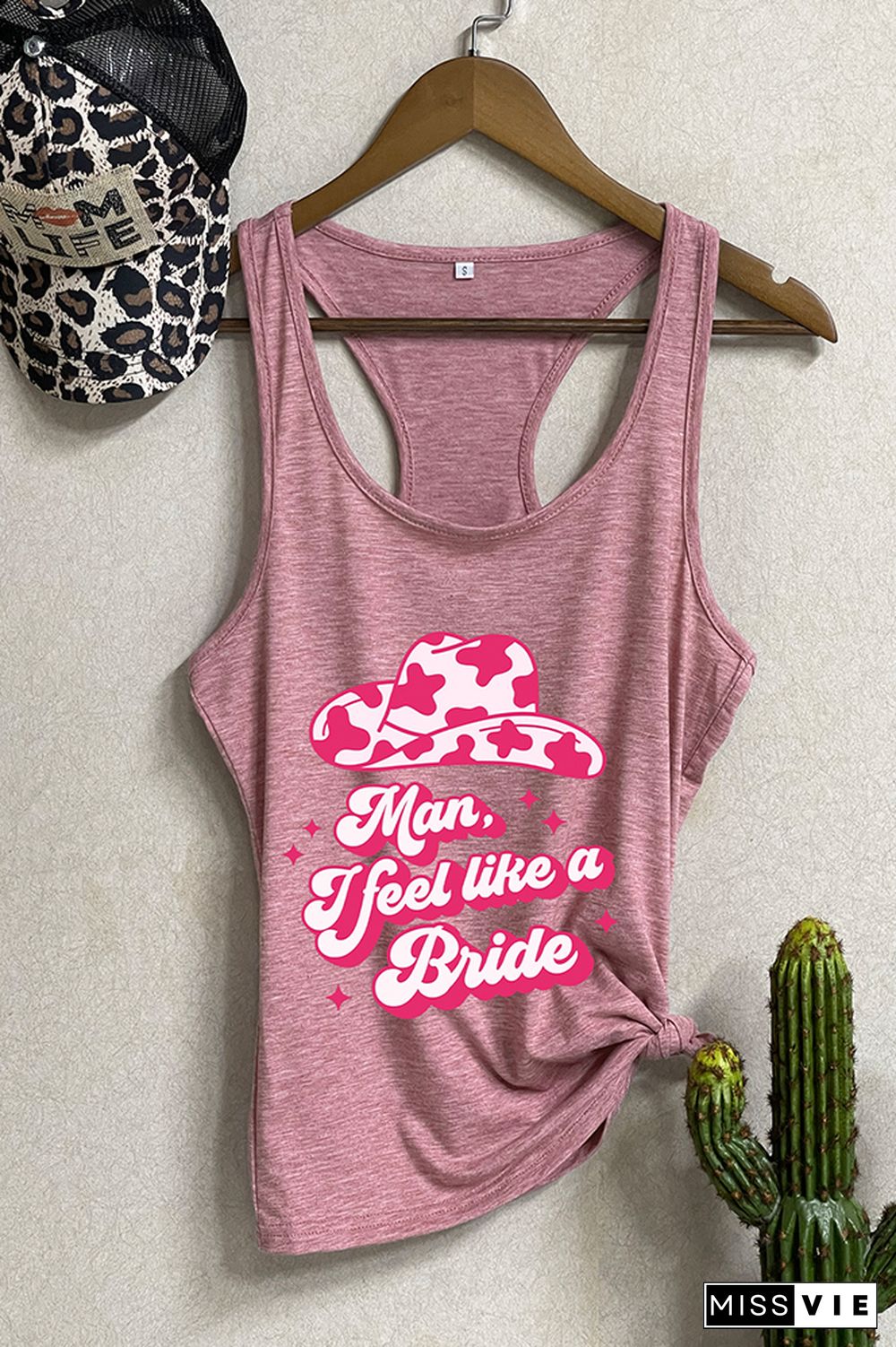 Man I Feel Like a Bride Sleeveless Tank Top Wholesale