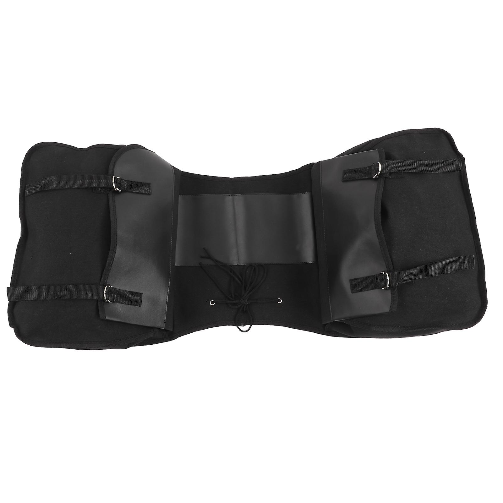 Portable Bicycle Rear Seat Trunk Bag Large Capacity Mountain Bike Tail Bag For Cyclingblack