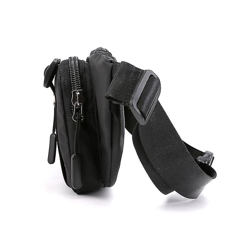 Men Nylon Hip Bum Fanny Pack -pocket Casual Pouch Cycle Riding Belt Travel Waist Bag