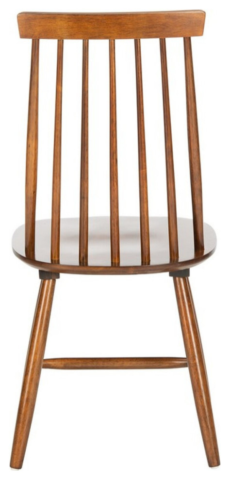 Yondale Dining Chair set of 2 Walnut   Midcentury   Dining Chairs   by AED Luxury Home Decor  Houzz