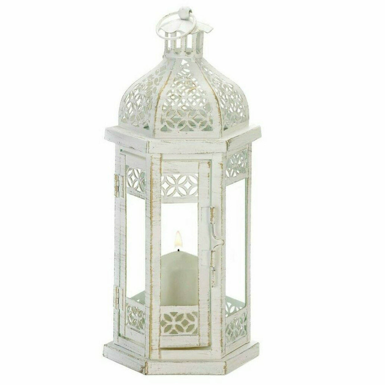 ANTIQUE-STYLE FLORAL LANTERN