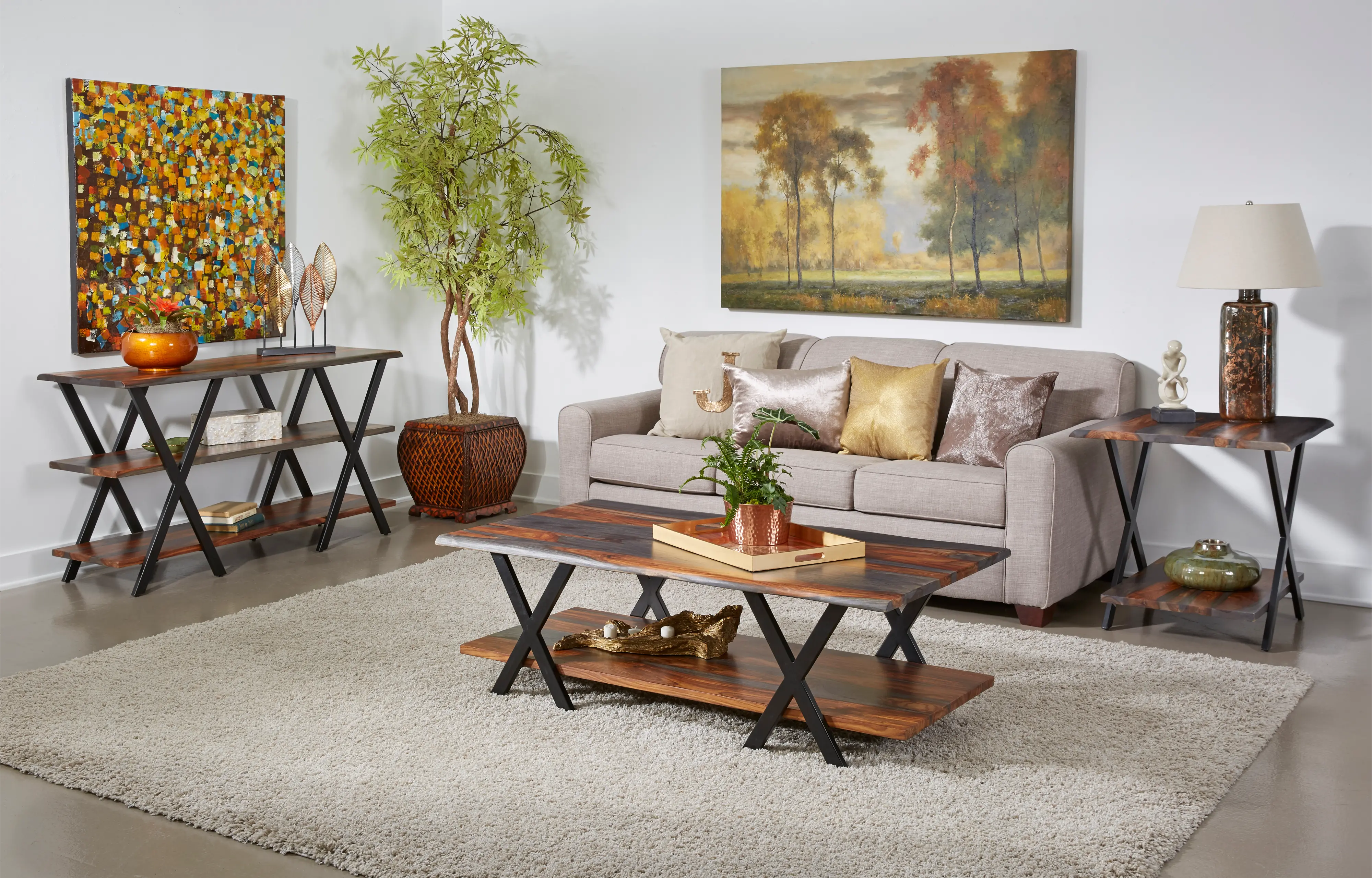 Sierra II Dark Brown Console Table