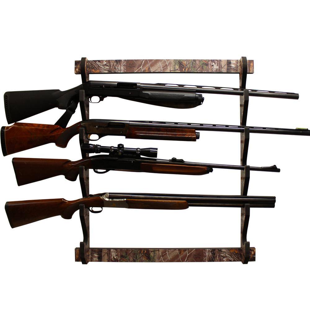 Rush Creek Creations REALTREE Camo 5 Gun Wall Rack 39-7011