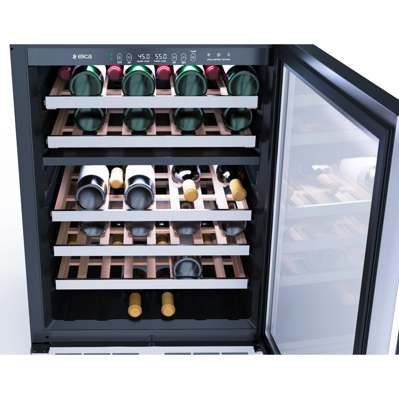 Elica Riserva 4.8 cu.ft. Freestanding Beverage and Wine Center EBS52SS1