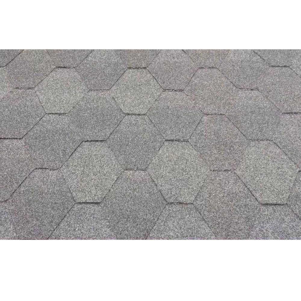 ALEKO Weather-Resistant Bitumen Roof Shingle Replacement for 93 in. x 72 in. x 75 in. Barrel Saunas - Gray SB8CPSSNG-HD