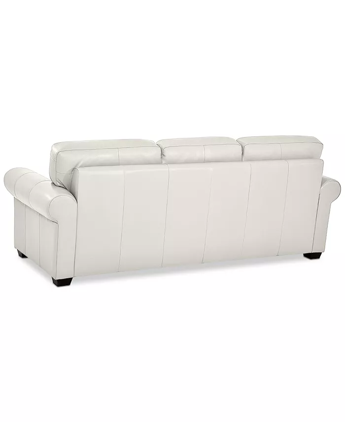 Furniture Orid 84 Leather Roll Arm Sofa