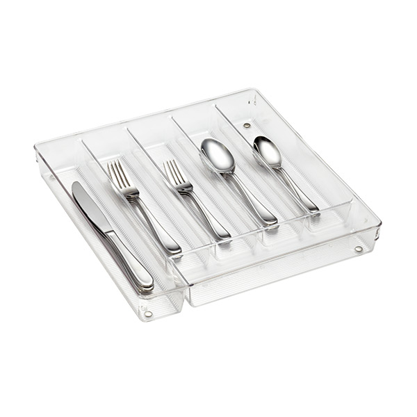 iDesign Linus Expandable Cutlery Organizer