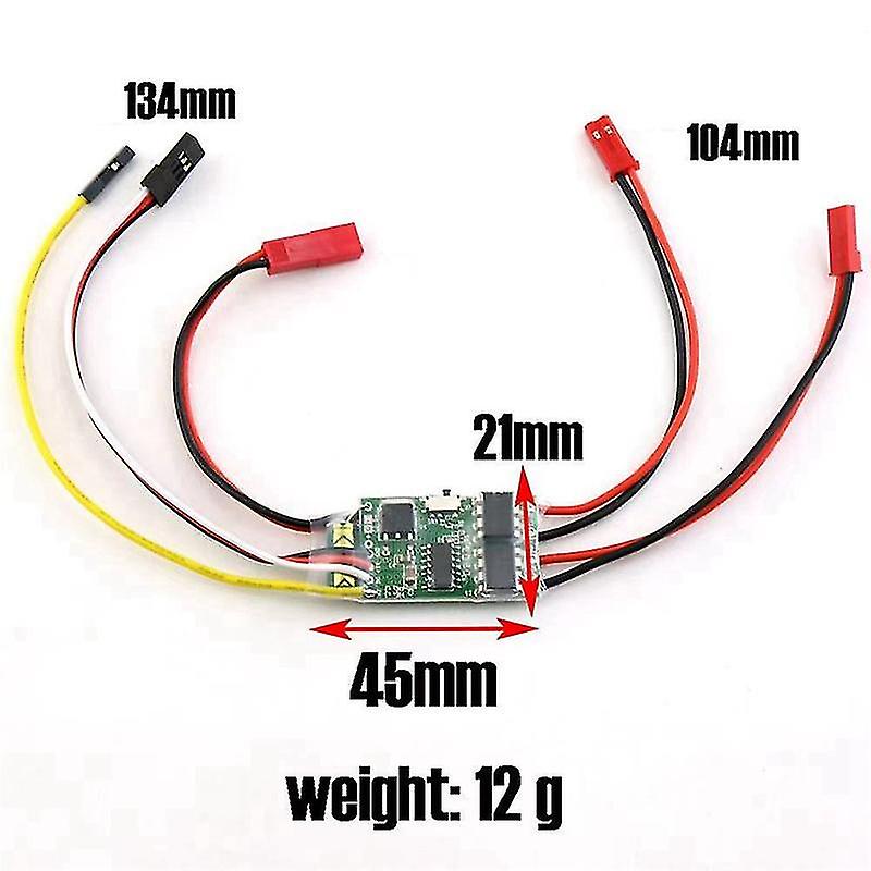 Two-way Bidirectional 5a Esc Speed Controller Dual Way Esc 2s-3s Lipo