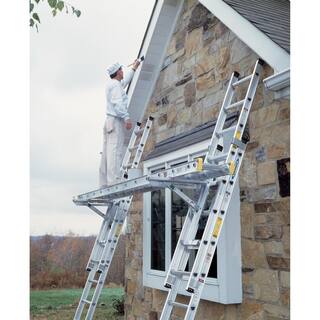 Werner 28 ft. Aluminum D-Rung Extension Ladder with 300 lbs. Load Capacity Type IA Duty Rating D1528-2