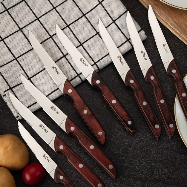 Steak Knives Set Of 8 Kitchen Steak Knife 8 Piece Serrated Dinner Knives