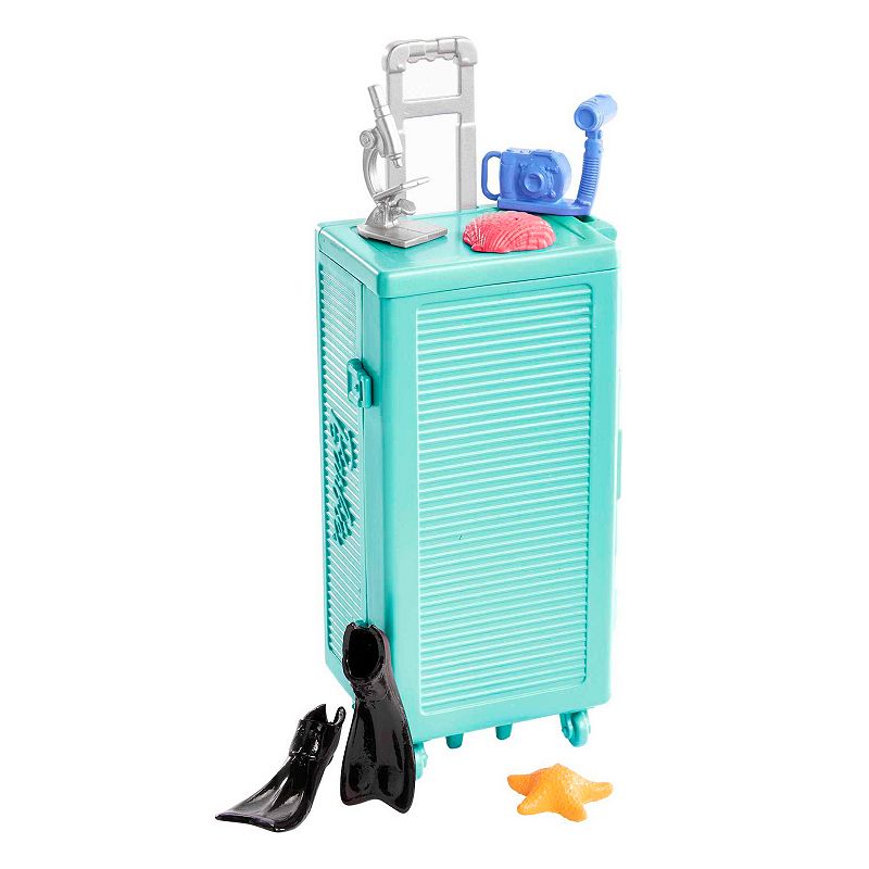 Barbie Marine Biologist Doll (Brunette) and Mobile Lab Playset