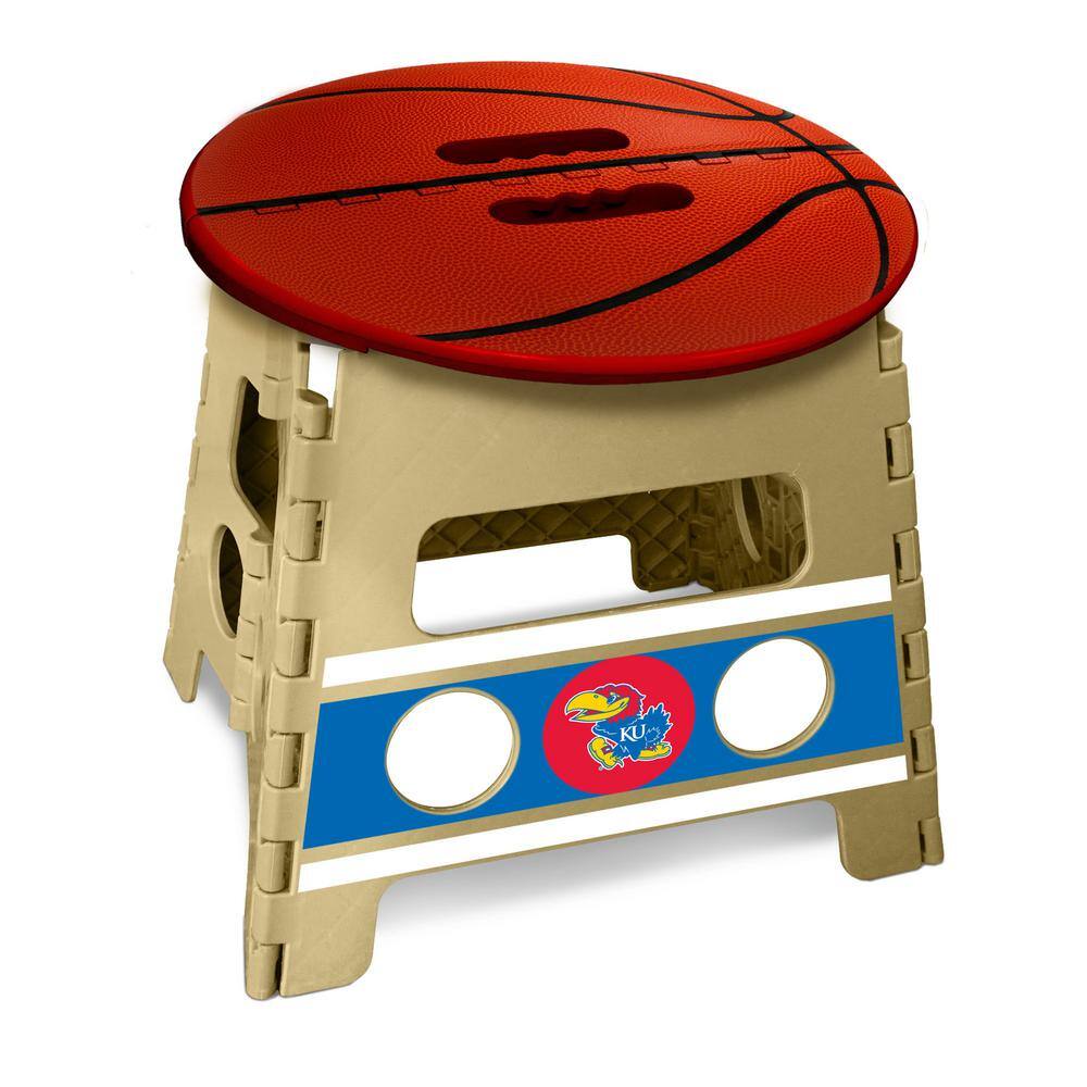 FANMATS Kansas Jayhawks Plastic Folding Step Stool 27053