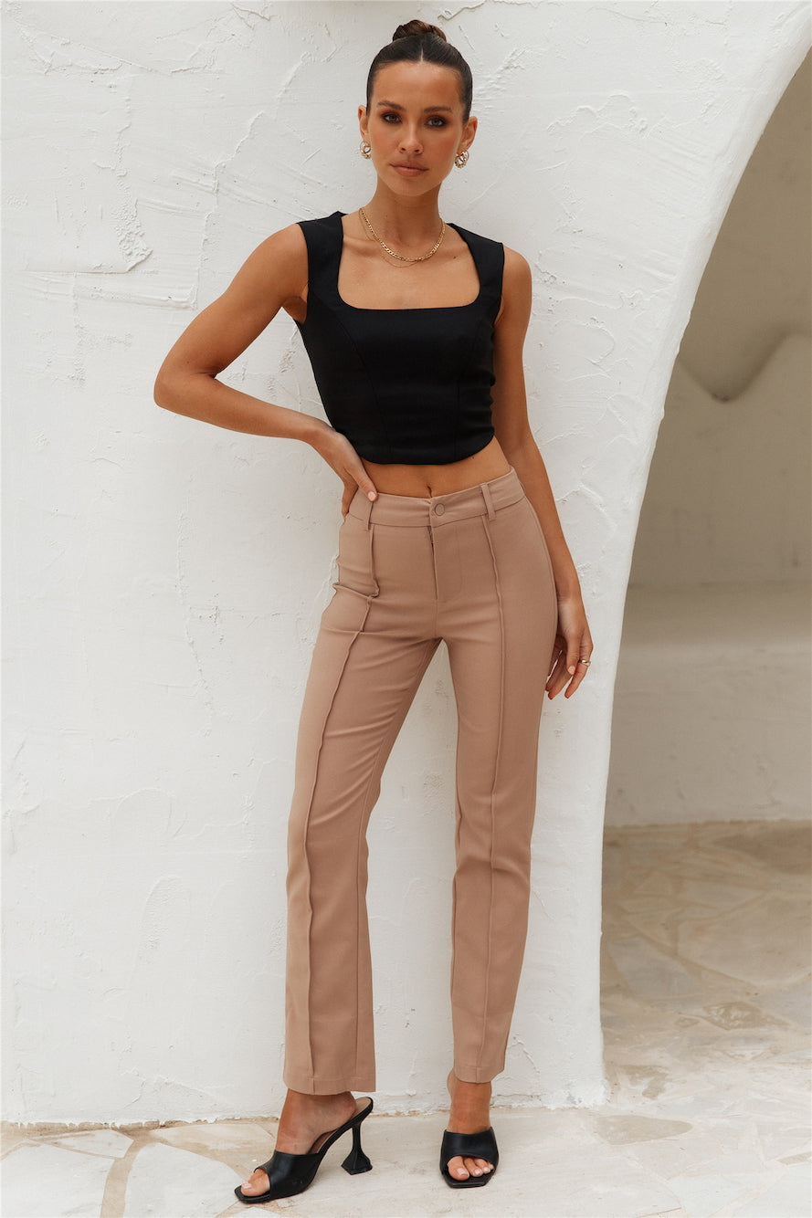 Style Revival Pants Brown