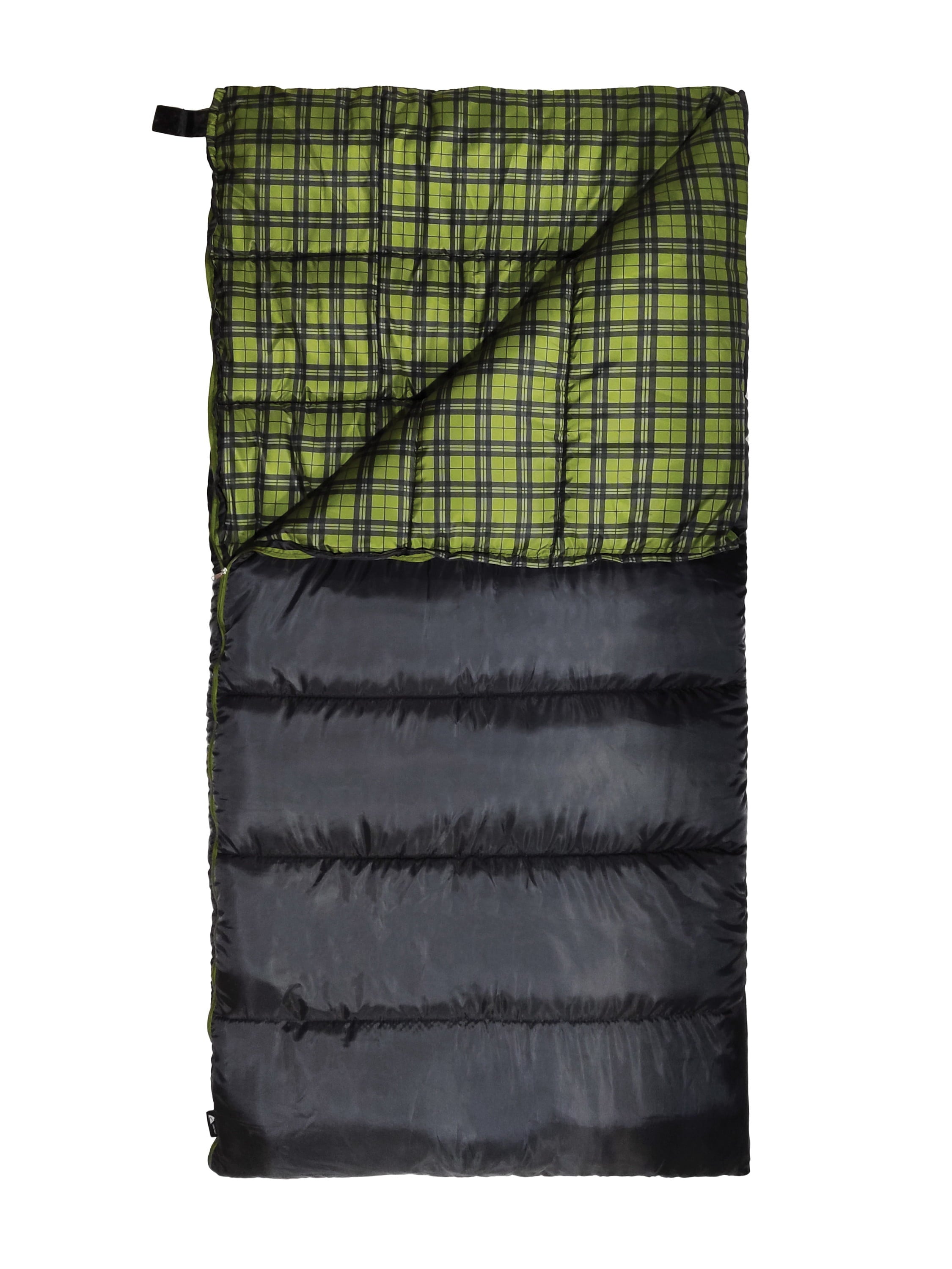 Ozark Trail Oversized 30-Degree Cool Weather Sleeping Bag, Gray, 40"x80"