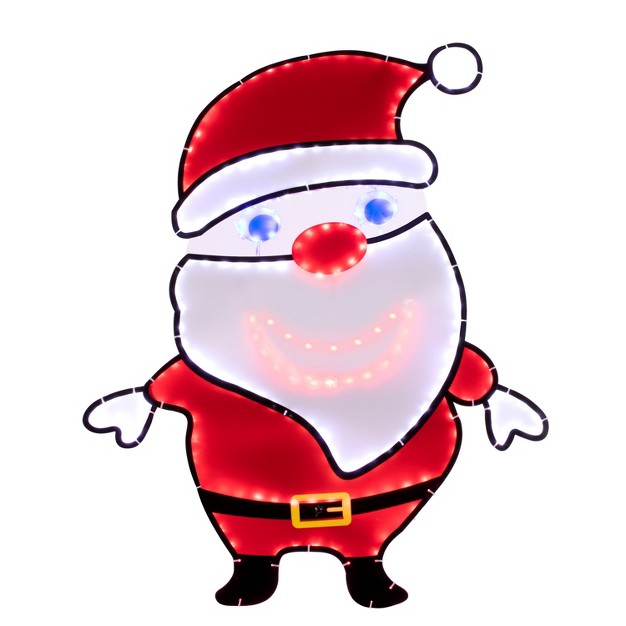 Mr Christmas Led Singing Sculpture Santa Motion Activated Outdoor Christmas Decoration