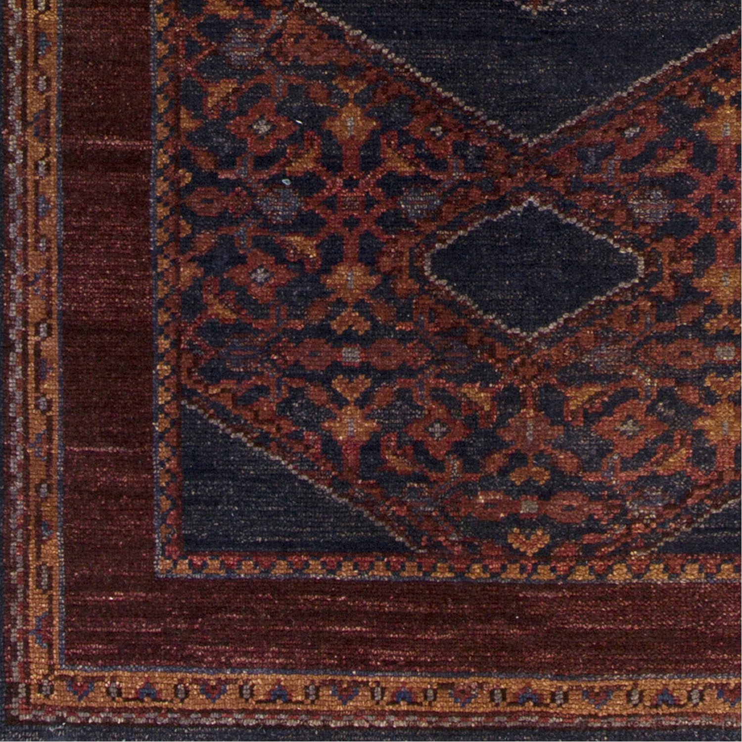 Haven Burgundy & Navy Rug