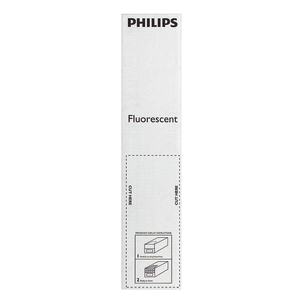 Philips 20-Watt 2 ft. T12 Linear Fluorescent Tube Light Bulb Natural Light (5000K) (1-Pack) 543488