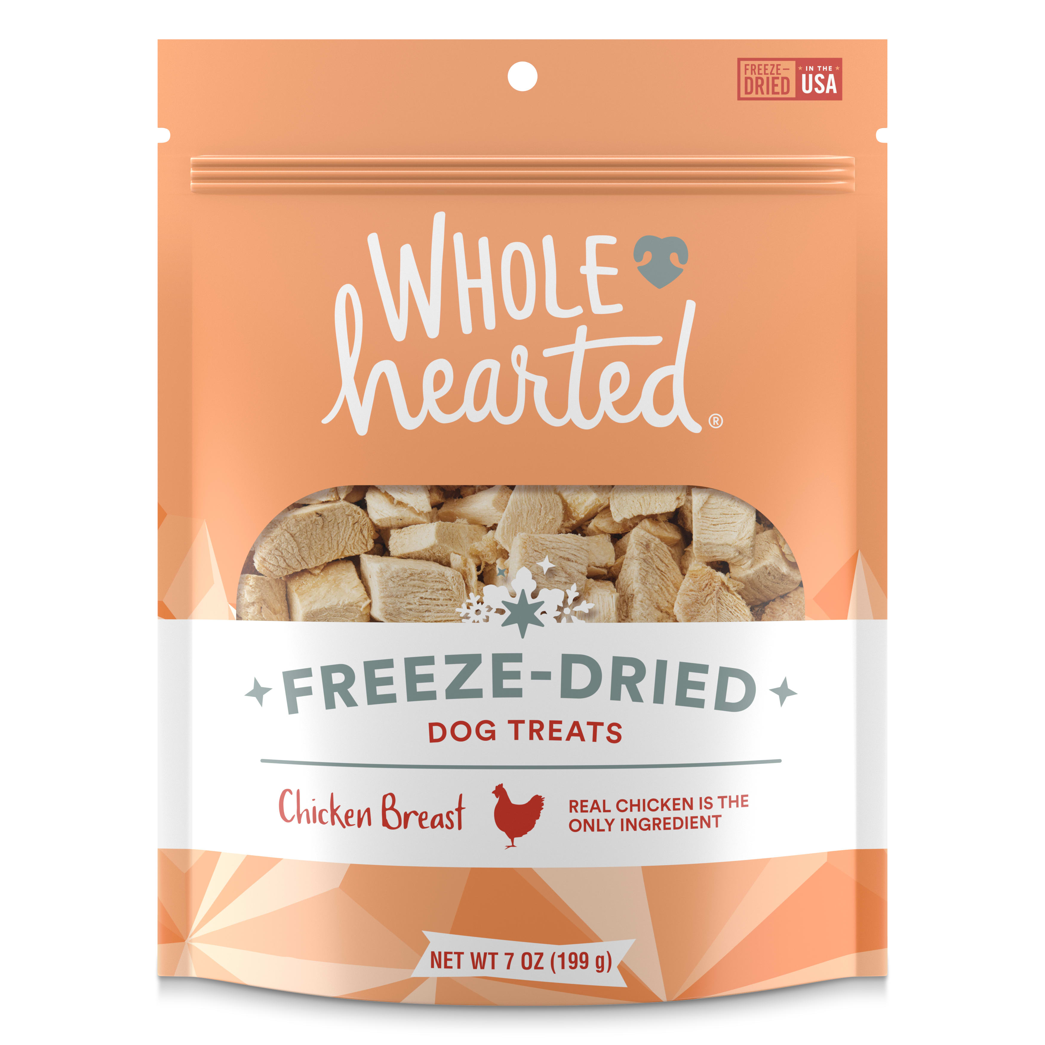 WholeHearted Chicken Breast Freeze-Dried Dog Treats， 7 oz.