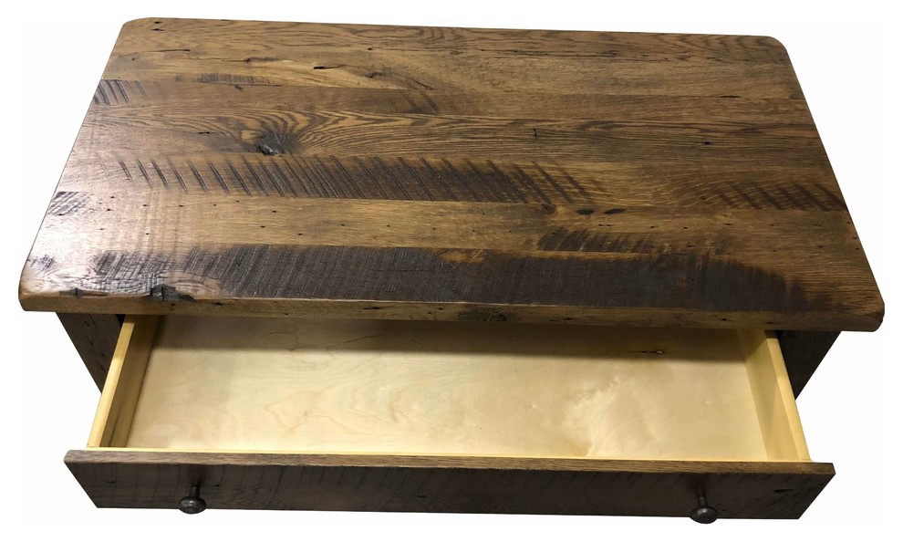 Foxfield Reclaimed Coffee Table   Rustic   Coffee Tables   by Rustic Red Door Company  Houzz