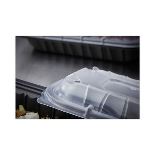 Pactiv EarthChoice Entree2Go Takeout Container Vented Lid | 11.75 x 8.75 x 0.98， Clear， 200