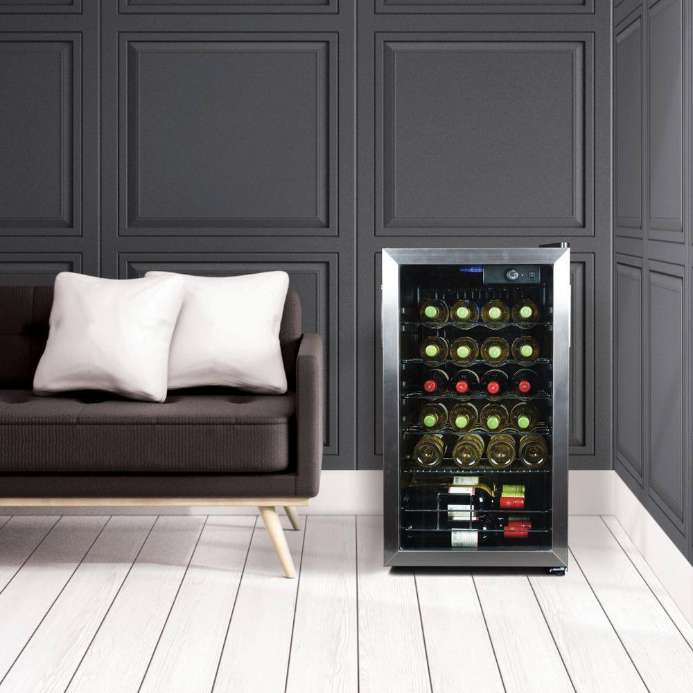 BLACK+DECKER 17.5 in. Wide 26 Bottle Capacity Wine Cellar BD61536