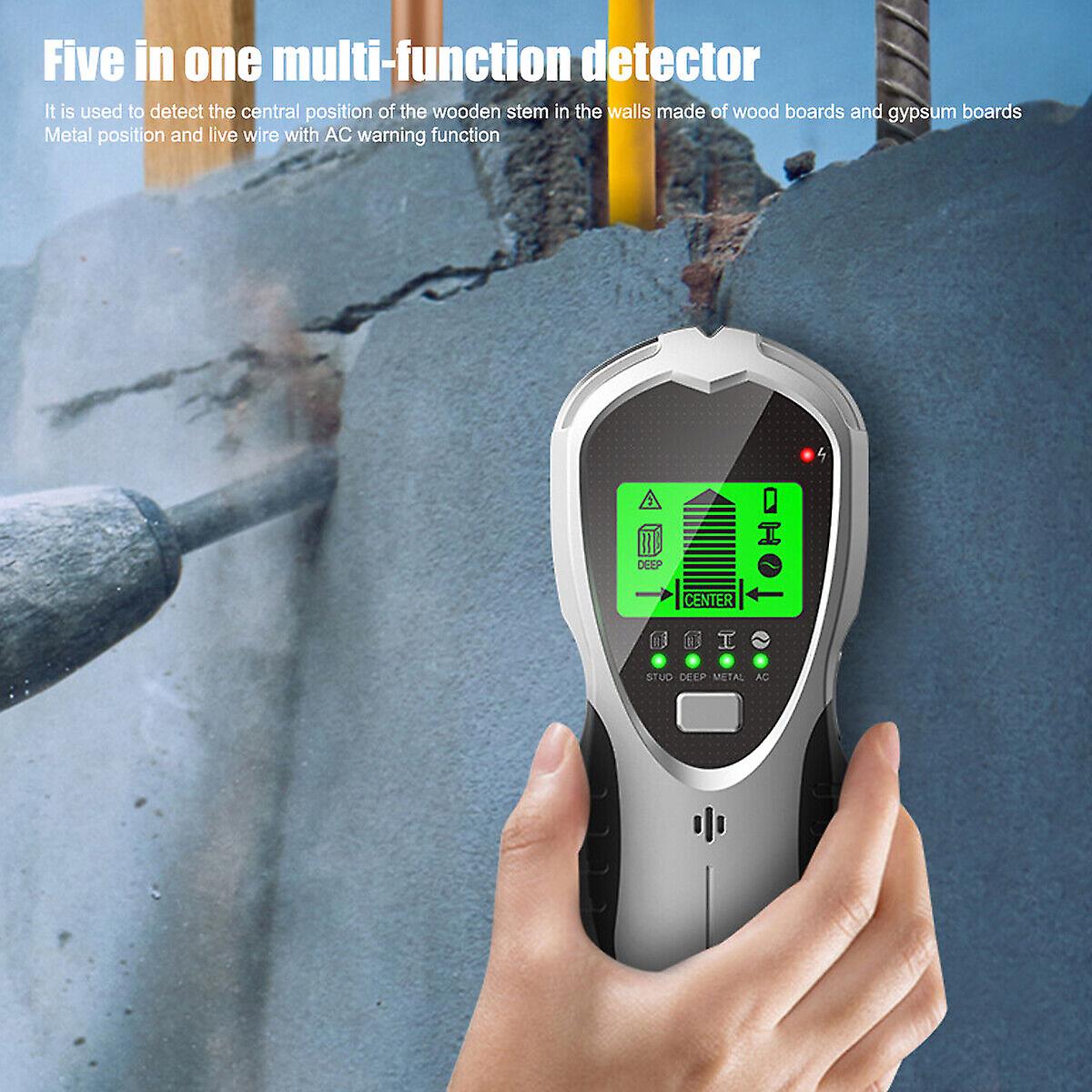 4 In 1 Digital Stud Finder Wood Metal Pipe Wire Wall Sensor Scanner Lcd Detector W12414400