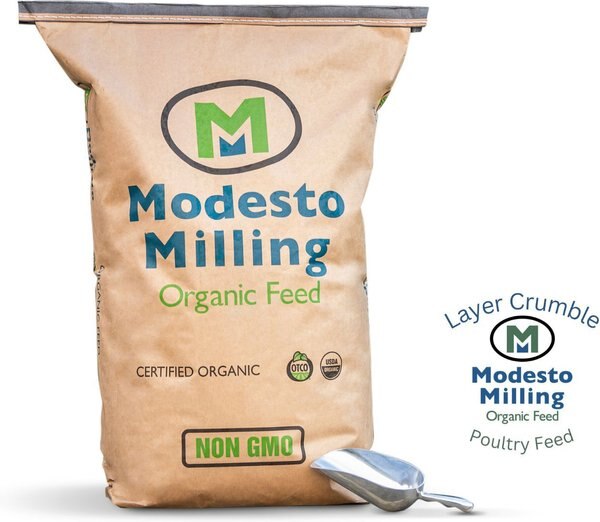 Modesto Milling Organic Layer Crumbles Poultry Feed