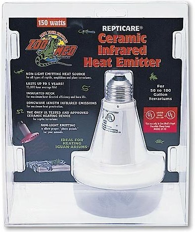 Zoo Med ReptiCare Ceramic Infrared Heat Emitter