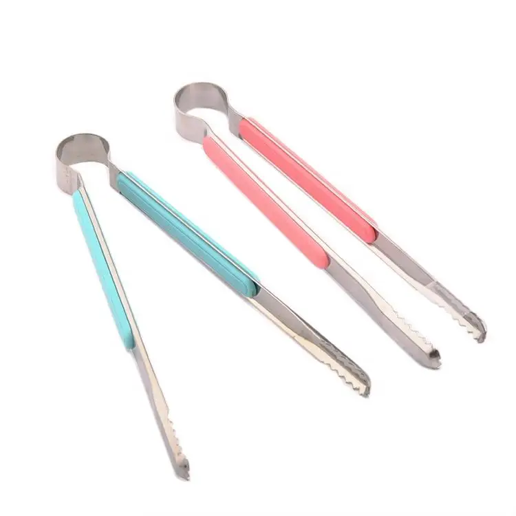 High Quality Custom Long And Heavy Duty Heat Resistance Stainless Steel Handle Multi   Functional Food Kitchen BBQ Tongs