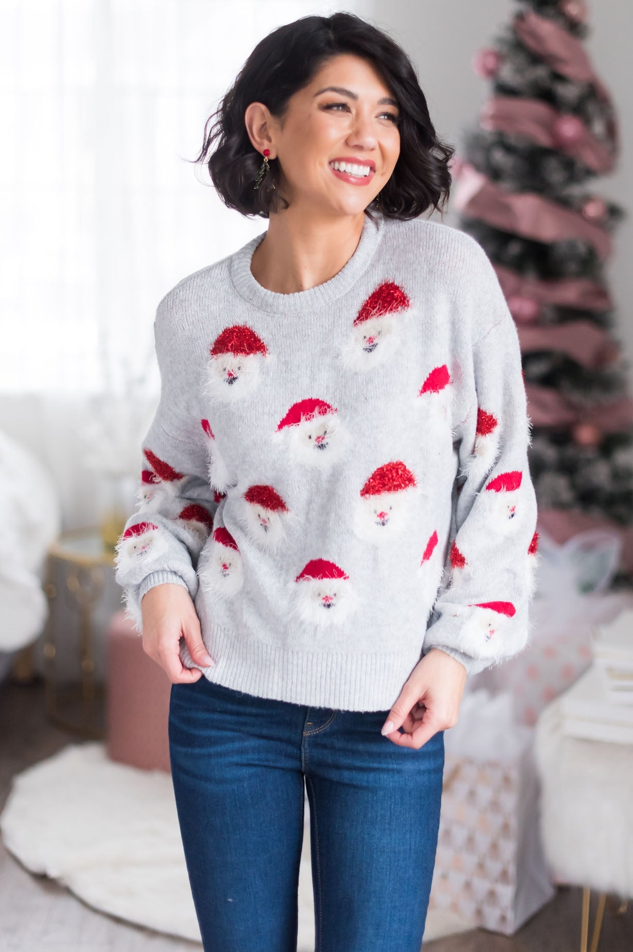 Santa's Little Helper Modest Sweater