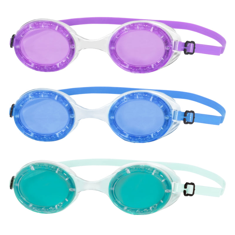 CHILD SWIM GOGGLES 3PK