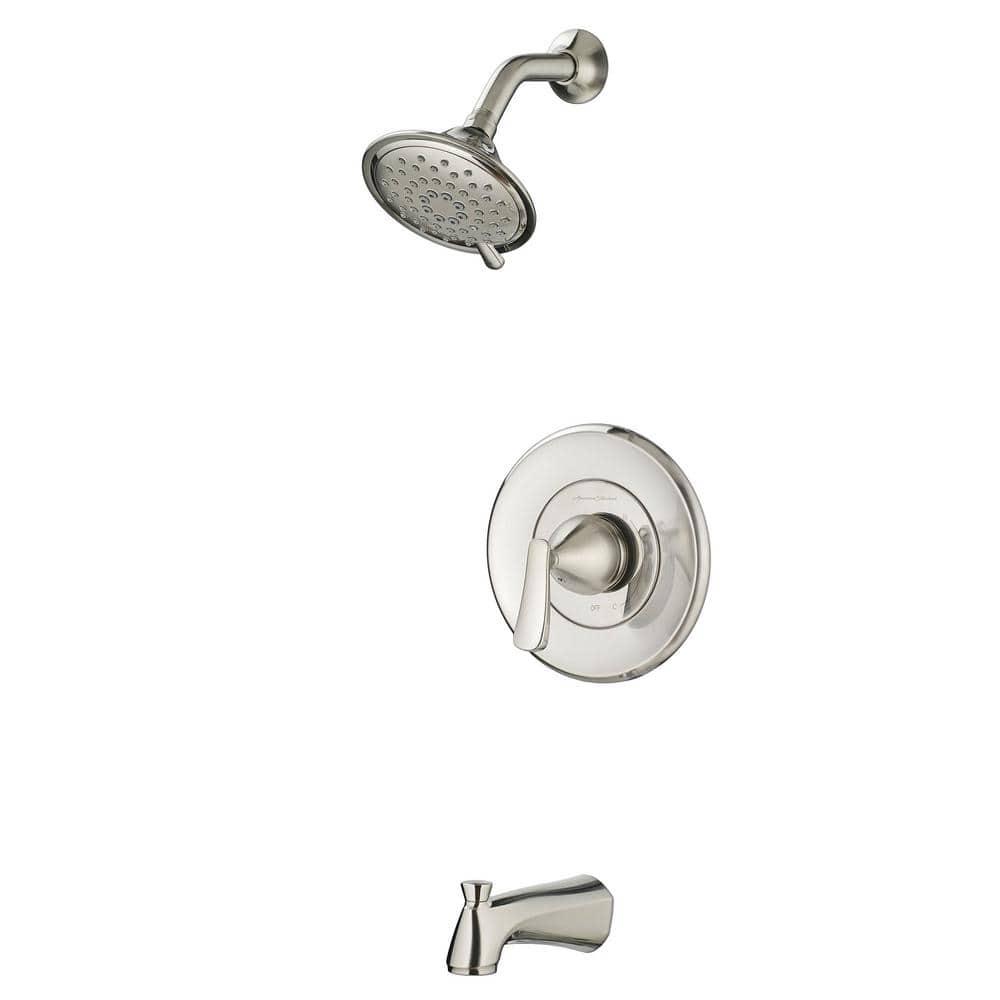 American Standard Chatfield SingleHandle 3Spray Tub and Shower Faucet with 18 GPM in Brushed Nickel