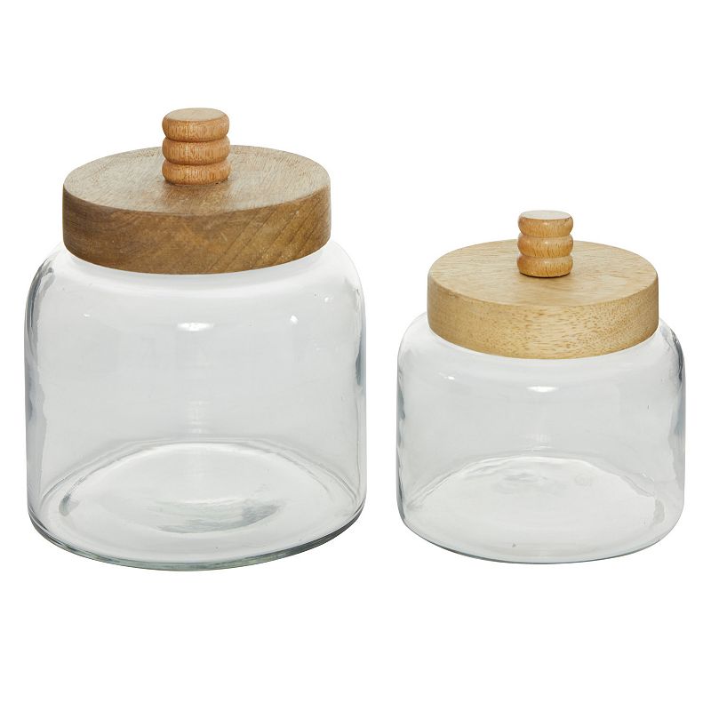 Stella and Eve Glass Canister 2-Piece Set