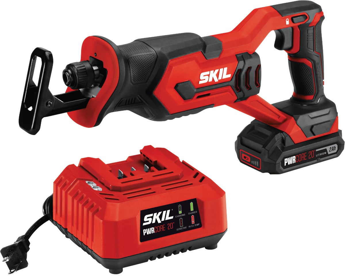 SKIL 20V PWRCore Lithium-Ion Cordless Reciprocating Saw Kit