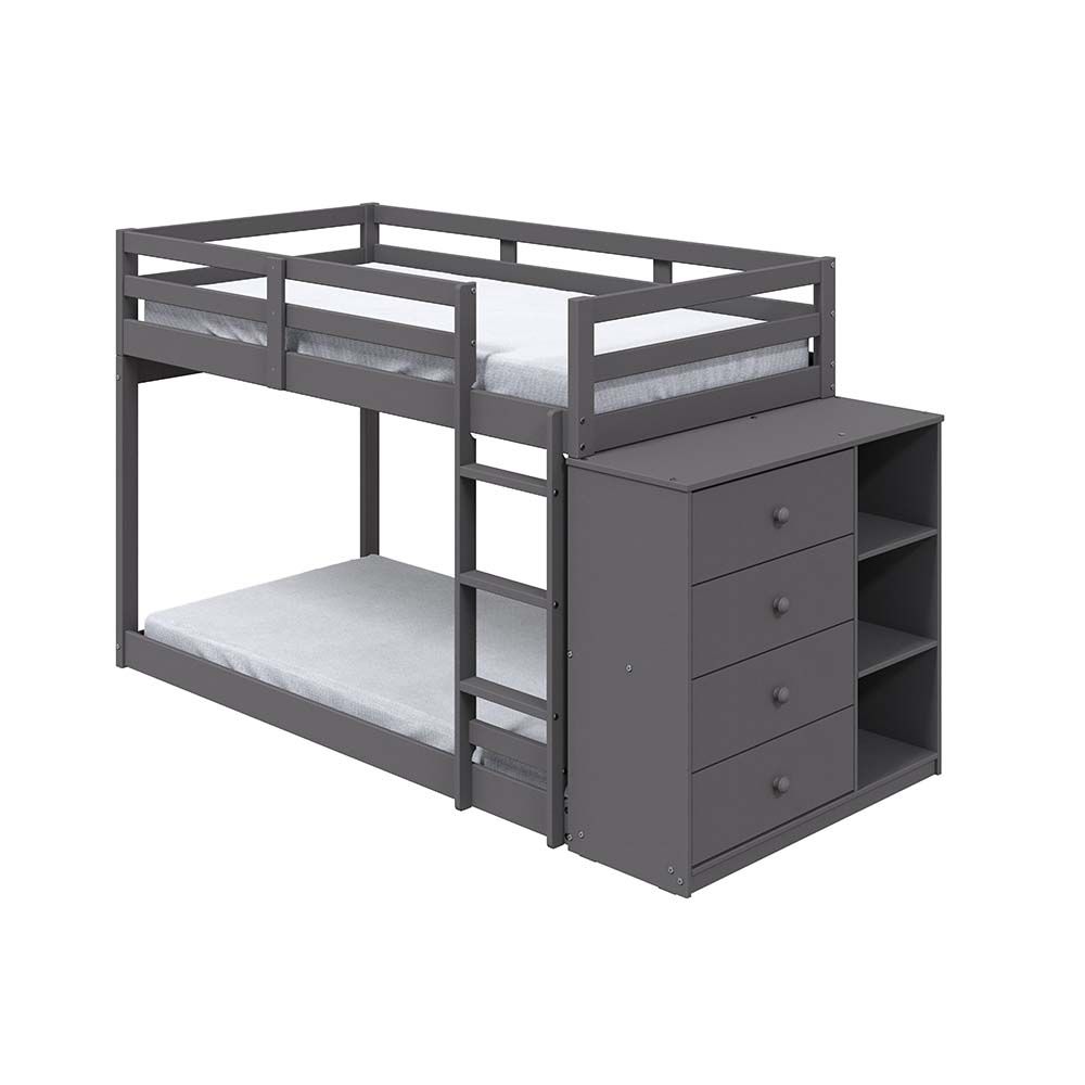 Gaston Twin/Twin Bunk Bed  -  BD 01372