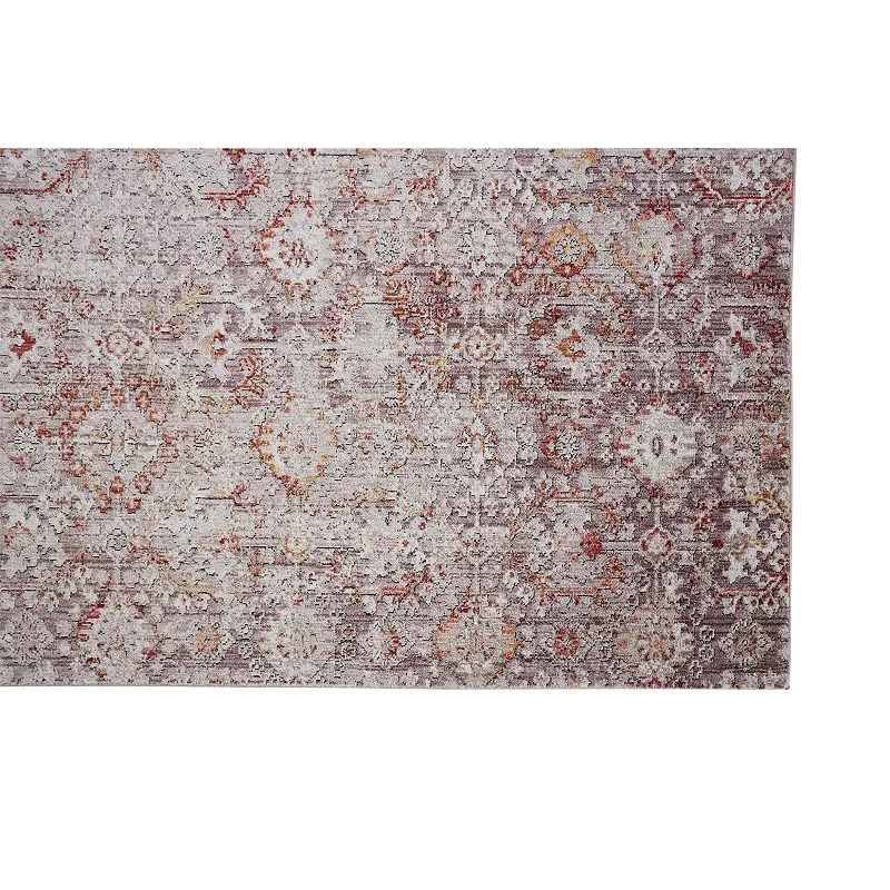 Weave and Wander Matana Pink Ornamental Area Rug