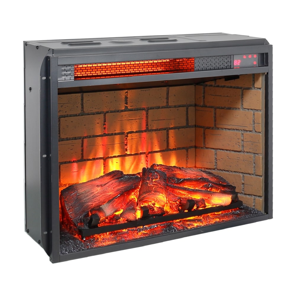23 inch infrared quartz heater fireplace insert