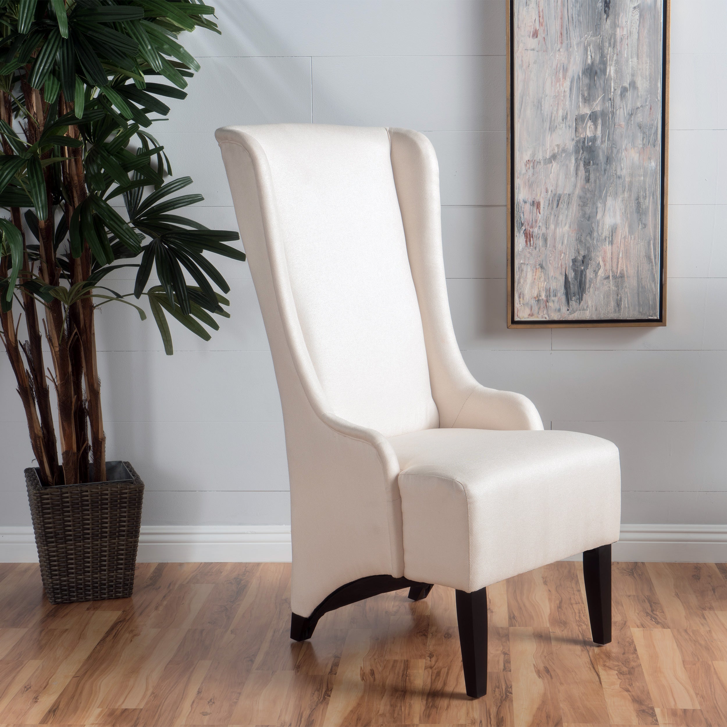 Sheldon Traditional Design High Back Fabric Dining Chair