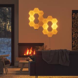 Nanoleaf Elements Wood Look Smarter Kit -7 Smart LED Panels NL52K7003HB-7PK